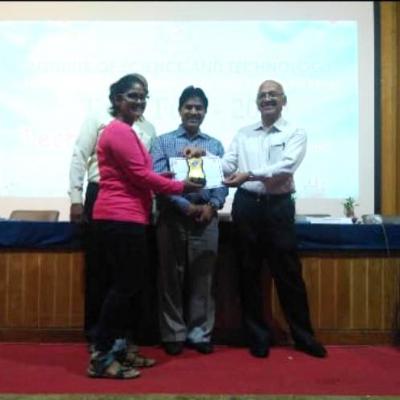 Mahalakshmi Of Third Year B Section Achieved Second Prize In Individual Badminton Championship Intercollegiate Level At Jntuh